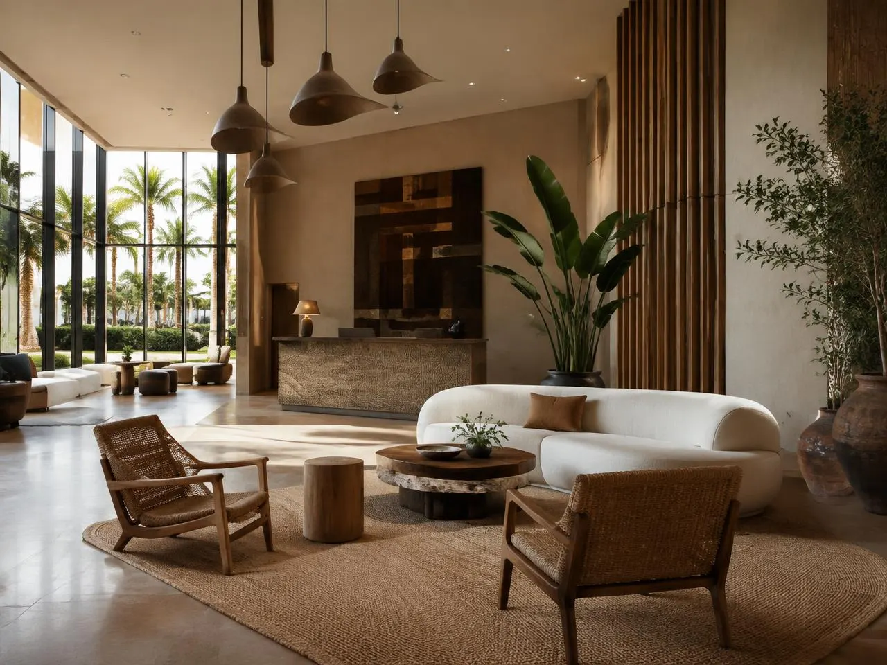 Versão móvel de um website de hotel boutique